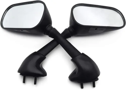 Vista 6 de MT058-BK - Espejos laterales de repuesto para equipo original, color negro, compatible con Yzfr6 Yzf-R6 YZF-R1 Yzfr1 1998 1999 2000 2001 2002