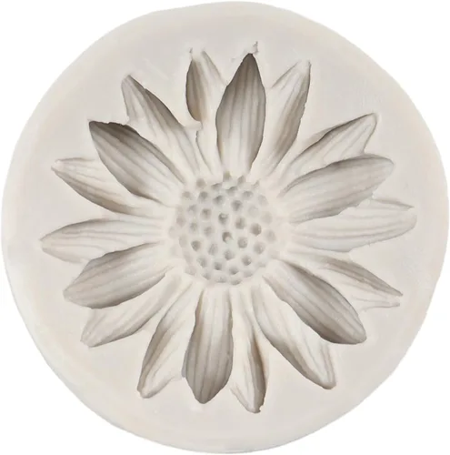 Vista 7 de Moldes de silicona de girasol, molde de fondant de flores de crisantemo para decoración de pasteles, decoración de cupcakes, caramelo de chocolate