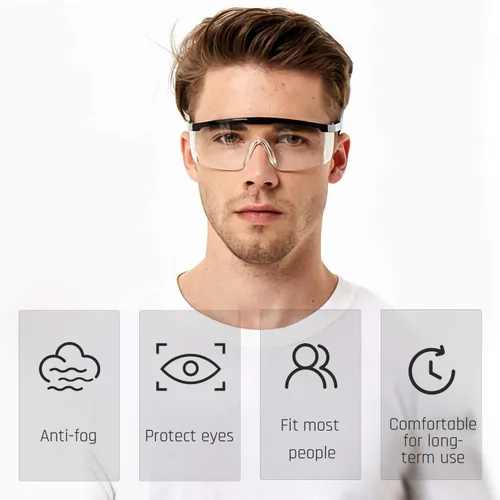 Vista 2 de FA-02 - Gafas de seguridad con lentes antiniebla