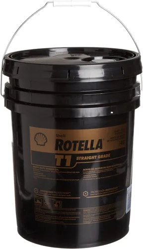Vista 2 de Rotella T1 40 CF/CF-2 - Aceite diésel para motor, 5 galones, paquete de 1