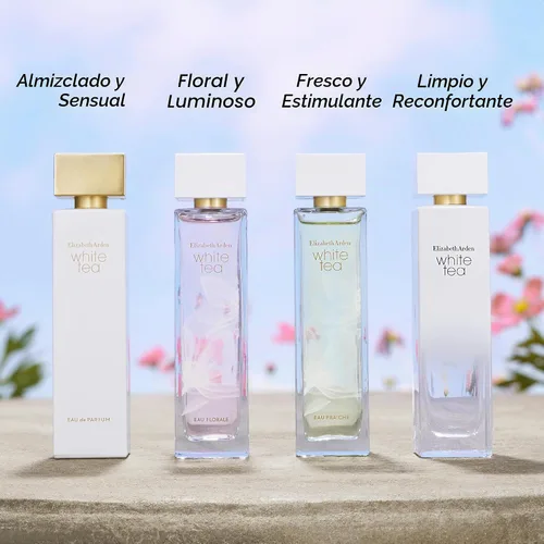 Vista 4 de Elizabeth Arden White Tea Eau De Toilette - Perfume en aerosol para mujer, regalo para ella, aroma floral amaderado