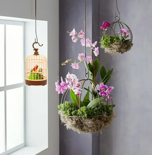 Vista 5 de HWD Juguete de Jaula de Pájaros de Inducción Activado por Voz, Juguetes de Pájaros Loros que Hablan Pían y Aletean, Regalos para Bebés Niños