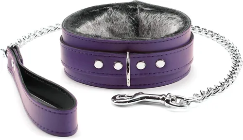 Vista 2 de Barcelona - Juego de 7 piezas de muñeca tobilleras collar cadena correa elegante de cuero de grano superior