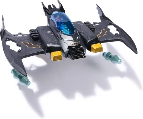 Vista 4 de DC Comics Metal Force Transforming Batwing, juego 2 en 1