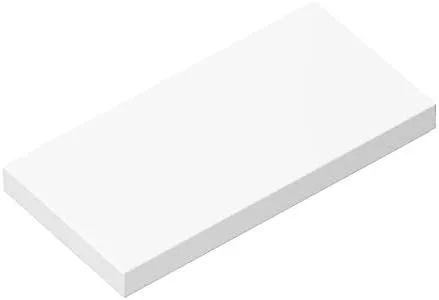Vista 7 de Azulejo clásico de ladrillos de construcción de 2 x 4 con ranura de 100 piezas, compatible con piezas y piezas 87079, juego creativo - 100% Amarillo