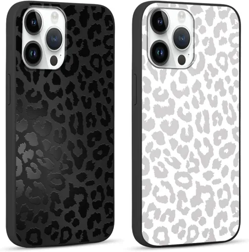 Vista 49 de Paquete de 2 fundas de teléfono con bonito estampado de guepardo para iPhone 7/8/SE 2020 / SE 2022 de 4.7 pulgadas, diseño de leopardo de lujo