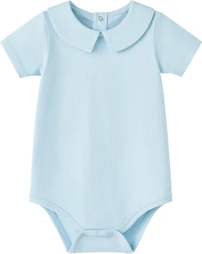 Vista 141 de pureborn Mameluco de algodón súper suave para bebés niños y niñas de 0 a 24 meses