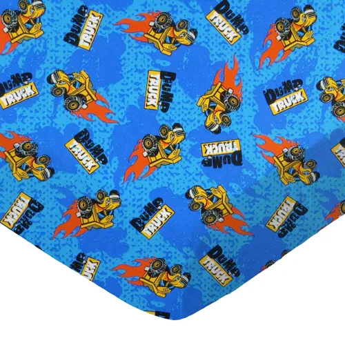 Vista 4 de SheetWorld - Sábana bajera ajustable 100% algodón percal, 15 x 33, diseño de rombos marrón transporte, fabricado en Estados Unidos
