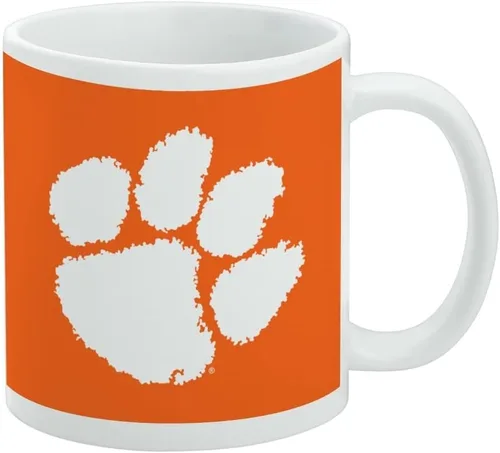 Vista 516 de Taza de cerámica con el logotipo principal de la Universidad Rider, taza de regalo novedosa para café, té y bebidas calientes, 11oz, blanca