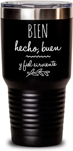 Vista 3 de Regalos católica cristianas vaso en espanol con versículos de la biblia para padres bien hecho