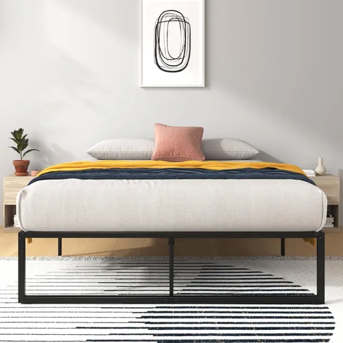 Vista 11 de Zinus Plataforma de cama/Base de colchón de 12 pulgadas, no necesita sommier/soporte de rejilla de metal, cama doble
