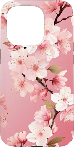 Vista 14 de Japan Pink Flower Sakura Florist Anime Cherry Blossom Case for iPhone 17