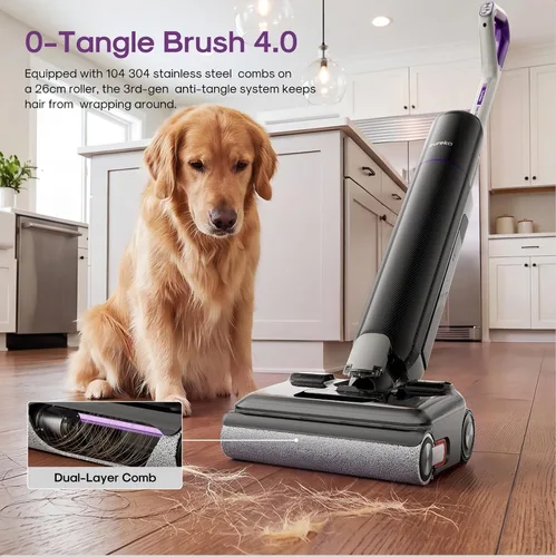 Vista 8 de Eureka Floor Shine 830 Cordless Wet Dry Vacuum Cleaner, 24KPa Vacuum Mop