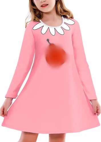 Vista 21 de Deerose Vestido de manga larga para niñas del día de San Patricio Mardi Gras, de 3 a 14 años Navidad café