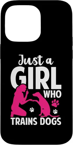 Vista 21 de Girl Who Trains Dogs Training Funny Dog Trainer Women Girls Case for iPhone 17