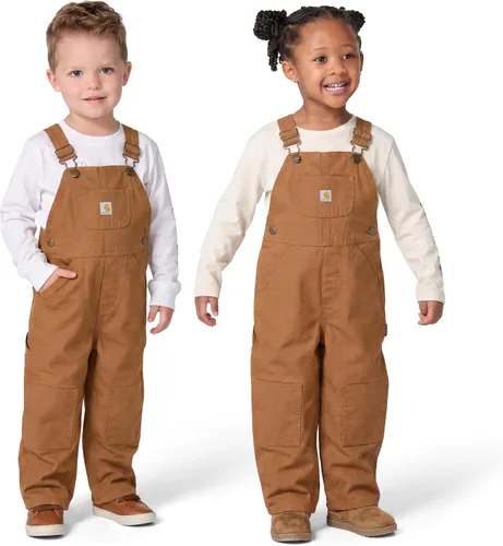 Vista 9 de Carhartt - Overol de lona lavada con forro de franela para bebé niño