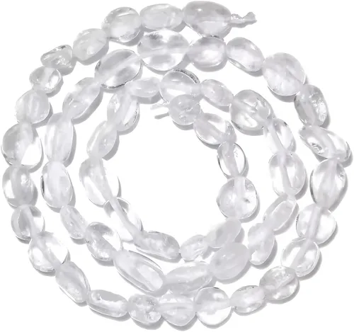 Vista 12 de HAAMIIQII - Cuentas sueltas de cristal de amatista púrpura natural de 5-8 mm, pequeñas, irregulares, en forma libre, pulidas, para hacer joyas, 38