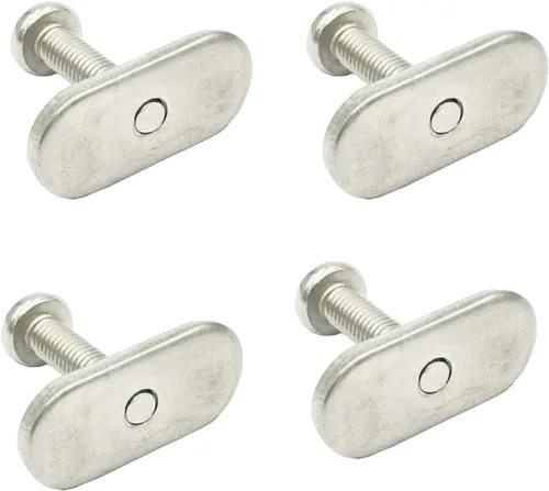 Vista 7 de 4 Pcs Rail Track Screws Track Nuts Boat Kayak Rail Slide Track Fitting
