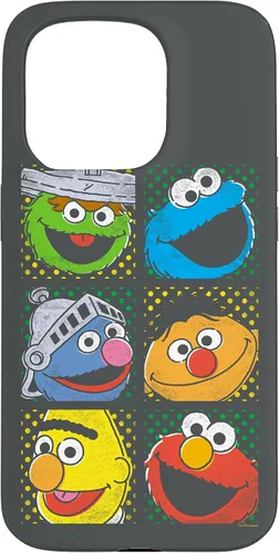 Vista 14 de Funda para iPhone 16 Sesame Street Group Squares