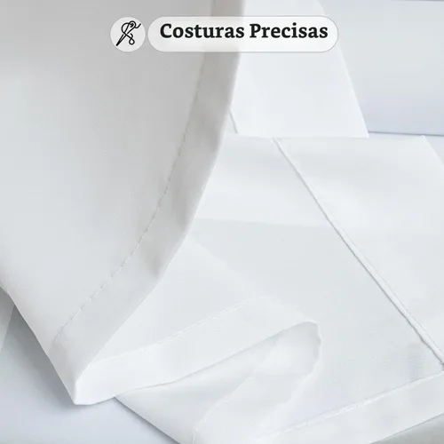 Vista 7 de MIULEE White Privacy Sheer Curtains 2 Panels 42W x 96L Blanco