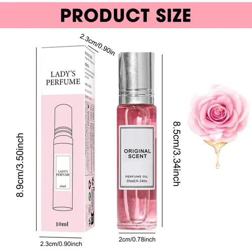 Vista 6 de AUJ Perfumes de feromonas de 3 piezas para mujer, perfume de feromonas, sabor a veneno, perfume roll-on de larga duración para mujeres