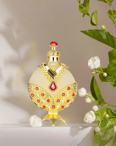Vista 4 de Huibao Aceite de perfume concentrado árabe, perfumes árabes para mujeres, aceite de perfume árabe, aceite de perfume de larga duración (0.4 fl oz)