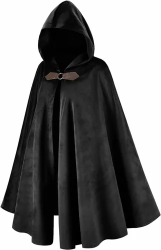 Vista 2 de Disfraz de caballero medieval renacentista de terciopelo para hombre