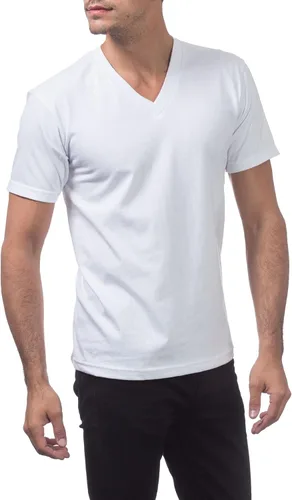 Vista 4 de Pro Club Men's Heavyweight V-Neck T-Shirt