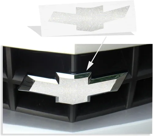 Vista 11 de Calcomanía delantera para insignia frontal de auto, (3D Carbon Fiber) Color de la pegatina: Fibra