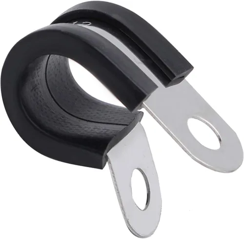 Vista 4 de Bonsicoky Abrazaderas de cable de acero inoxidable de 1/2 pulgada, 20 piezas