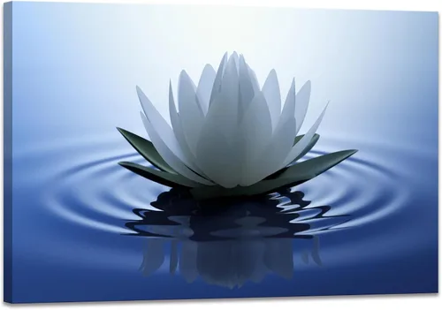 Vista 9 de Impresiones en lienzo para pared, imágenes de flores de loto, decoración de baño, pintura zen, spa, fotos, obras de arte enmarcadas para meditación