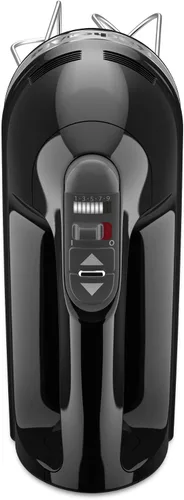 Vista 4 de KitchenAid Batidora de mano digital de 9 velocidades con accesorios Turbo Beater II y batidor profesional, negro ónix, accesorio batidor KitchenAid