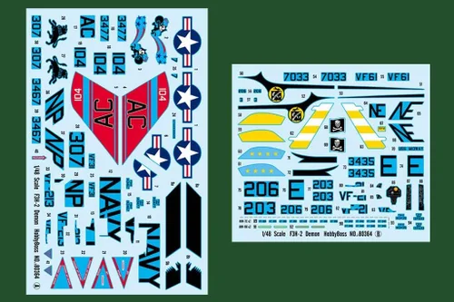 Vista 3 de Hobby Boss Kit de construcción de modelo de avión demonio F3H-2