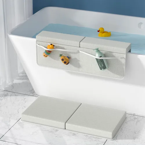 Vista 6 de TOUA Cómodo y suave soporte para bebé, almohadilla para rodillas y coderas de baño