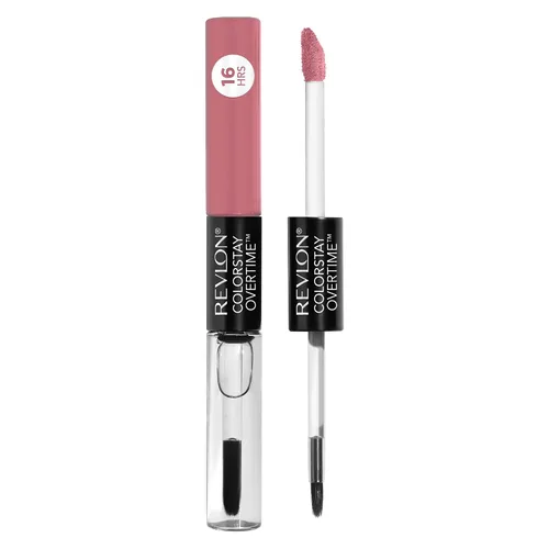 Vista 12 de Revlon Lápiz Labial Líquido con Brillo Labial Transparente, ColorStay Overtime, Regalo para Mujeres, 080 Keep Blushing, 2 ml
