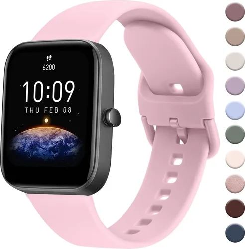 Vista 17 de Banda AK para Amazfit GTS 4 / GTS 4 Mini / GTS 3 / GTS 2 / GTS 2e / GTS 2 mini / GTS / GTR mini, correa deportiva de repuesto suave de 20 mm