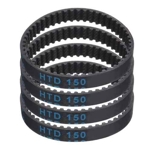 Vista 24 de uxcell 4 piezas HTD-3M Correa de Distribución de Goma 48 Dientes, Longitud de Paso 144mm x Ancho 6mm x Altura 2.4mm, Correa de Polea de Distribución