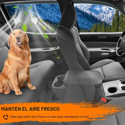 Vista 3 de Deflectores de visera de ventana con cinta, compatibles con Mitsubishi Mirage Hatchback 2014-2023, protectores de lluvia de ventana