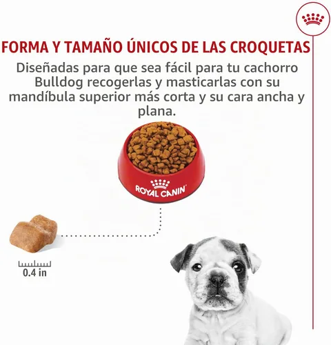 Vista 5 de ROYAL CANIN NUTRICIÓN SANA PARA RAZA bulldog cachorro, alimento seco para perro
