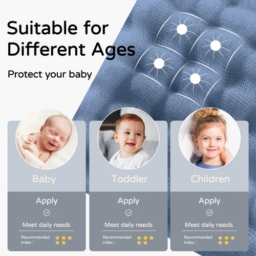 Vista 4 de Yoofoss - Paquete de 2 toallas de baño con capucha, 100% de muselina de algodón, para bebés y niños pequeños, suaves y absorbentes, esenciales