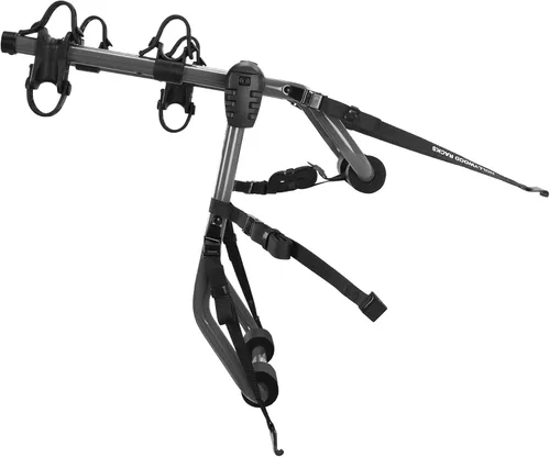 Vista 3 de Hollywood Racks, Baja, Soporte de Tronco, Bicicletas: 2, Plata/Negro