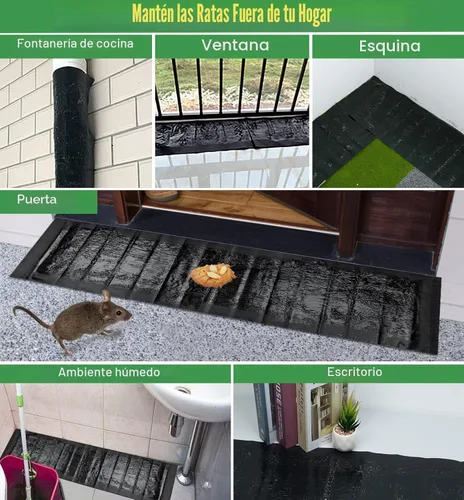Vista 2 de Trampas de pegamento súper grandes para ratones, trampas adhesivas