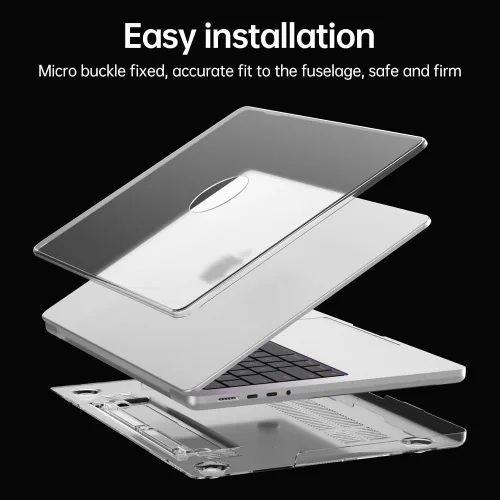 Vista 7 de IVY Carcasa rígida para MacBook Air 15 con M2 (A2941) con soporte plegable - blanco