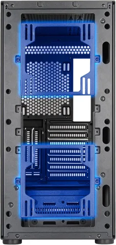 Vista 11 de Silverstone Tecnología Chasis ATX de media torre SETA D1 con alta capacidad de almacenamiento y versatilidad, SST-SED1-B