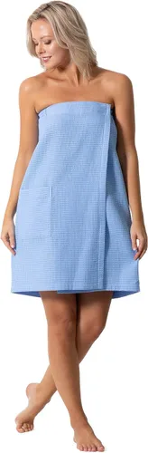 Vista 48 de Robe Direct Quick Dry, Lightweight Waffle Spa/Bath Wrap with Adjustable Closure & Elastic Top