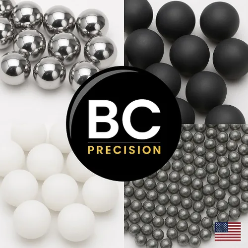 Vista 2 de BC Precision (Jaxshot) Silver Zinc and Copper Plated Metal BBS 4.5mm (.177 Cal), Premium Match Grade, Ideal for Precision Shooting and Target
