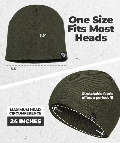 Vista 5 de Gorro original Gorro de punto suave Cálido y duradero