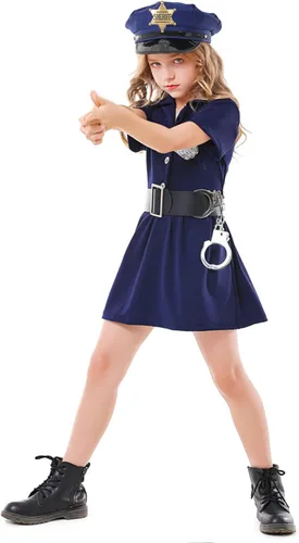 Vista 2 de Insignias del sheriff de marca, insignia del sheriff del metal para las niñas y adultos, insignia del chaleco de la policía occidental, insignia