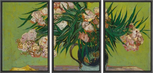 Vista 46 de wall26 Lienzo enmarcado para pared, juego de arte con flores de almendra de Vincent Van Gogh, naturaleza, ilustraciones de área silvestre, bellas