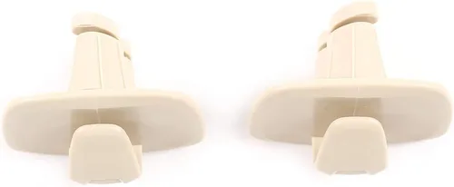 Vista 7 de Ganchos de techo interiores de plástico ABS Percha de ropa Gancho para Volvo V90 S90 XC40 XC60 XC90 2015-2020 2021 2022 (beige)